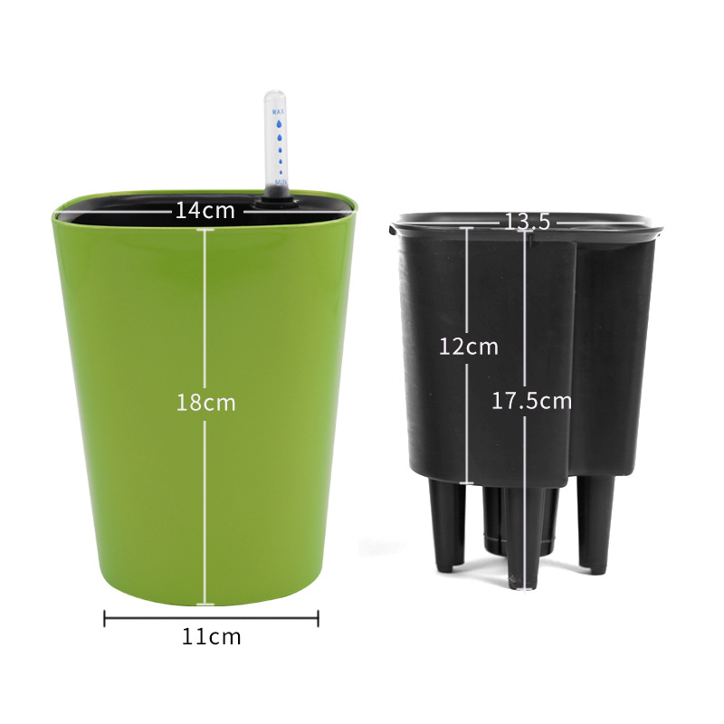 وعاء زهور بلاستيكي داخلي ذاتي  - مراجعة Aloe Vera Pot وسعره