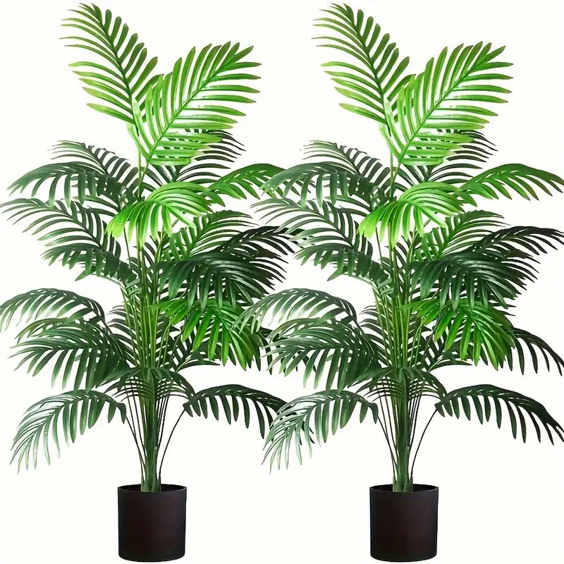 24 ورقة أريكا النخيل نباتات اص - مراجعة Monstera Adansonii وسعره