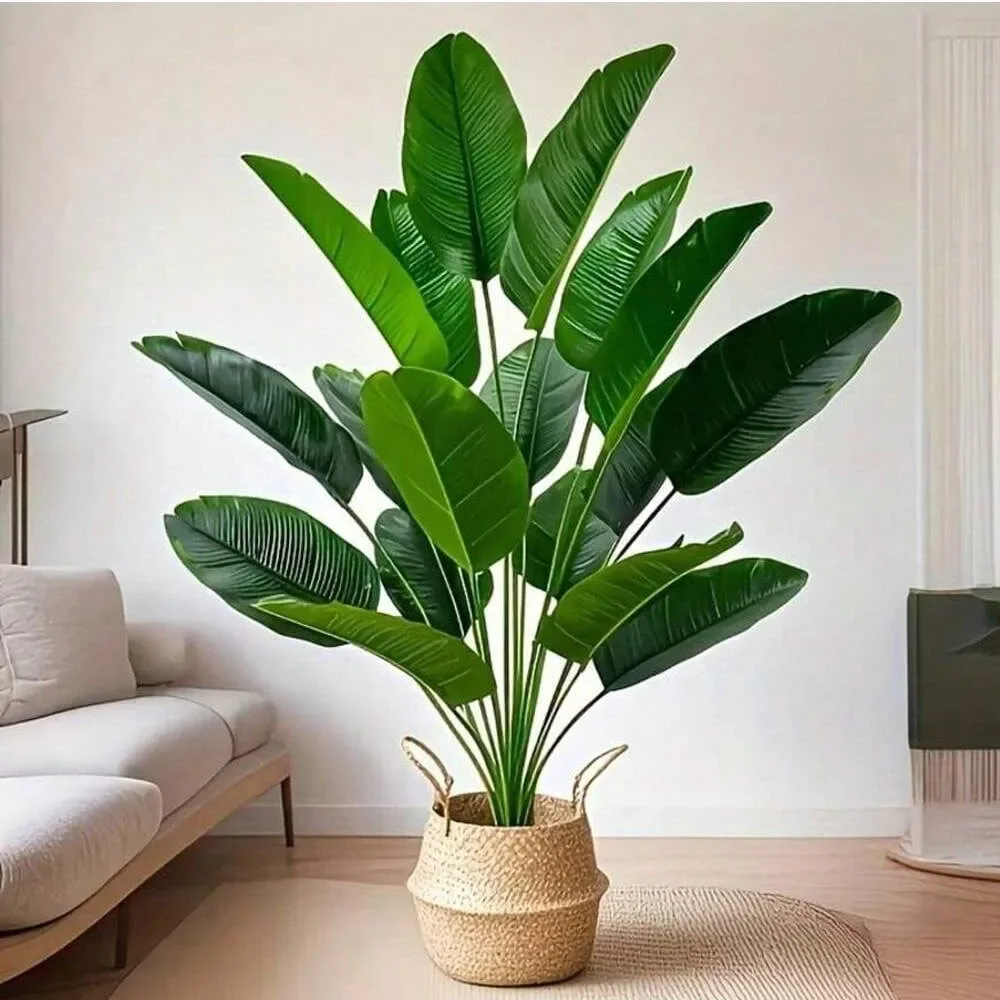 1 قطعة 18 أوراق نباتات اصطناعي - مراجعة Dracaena Marginata وسعره