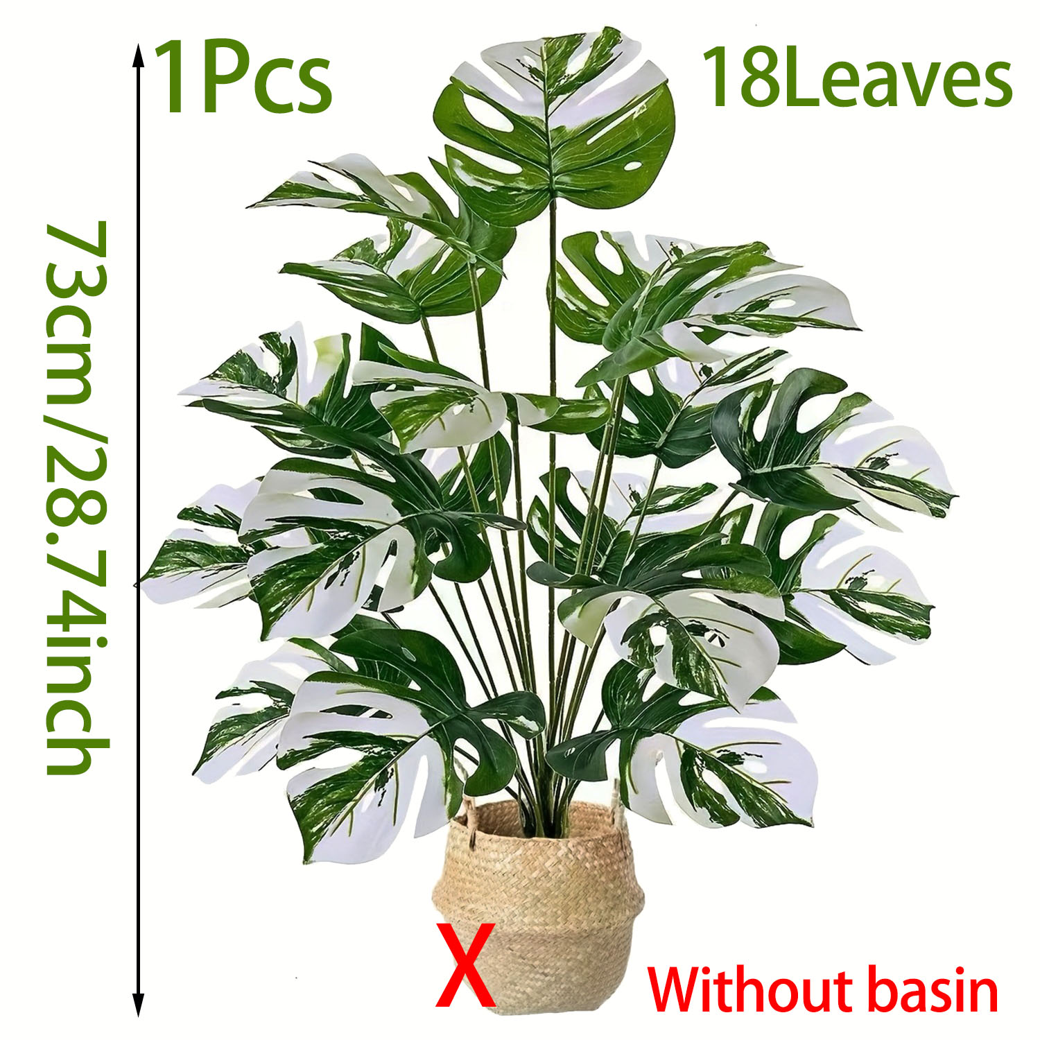 نبات مونستيرا الاصطناعي الواقع - مراجعة Monstera Adansonii وسعره