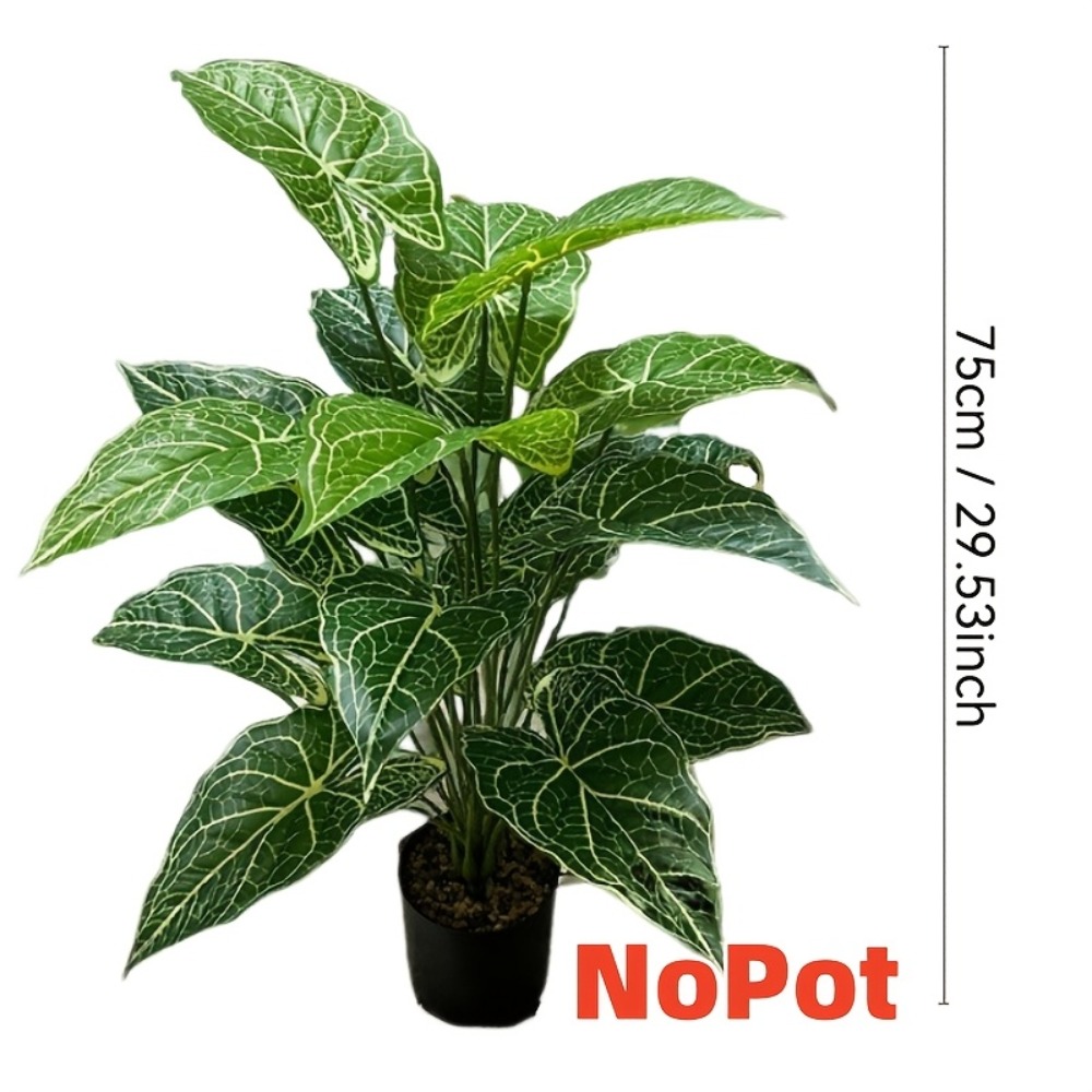 1 قطعة 24 أوراق الاصطناعي الأخ - مراجعة Monstera Adansonii وسعره